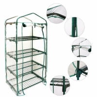 Mini sera pentru flori si legume, 4 nivele, 160 x 59 x 39 cm, 22572
